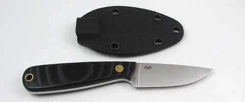 EnZo / Necker 2.75" knife / Black Micarta / Kydex