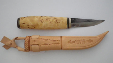 Kauhavan Puukkopaja / Knife with Trim, 3.15"