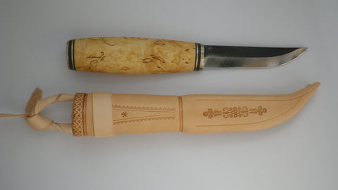 Kauhavan Puukkopaja / Knife with Trim, 3.74"